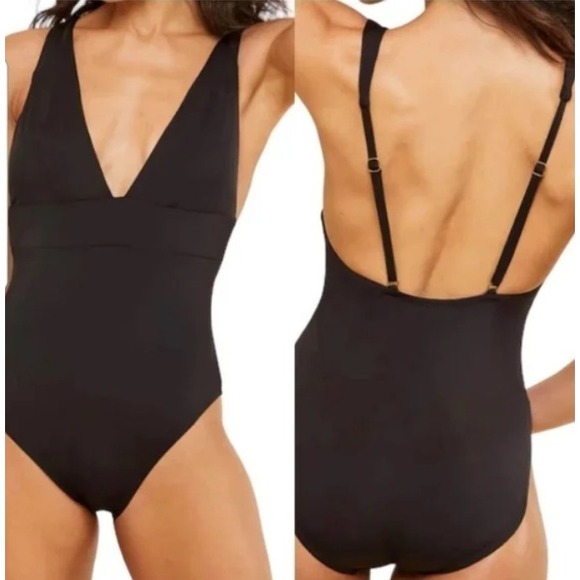 Andie Swim Other - Andie Swim The Sardinia One Piece Swimsuit Black AO017-BLK-M Womens Size M NEW